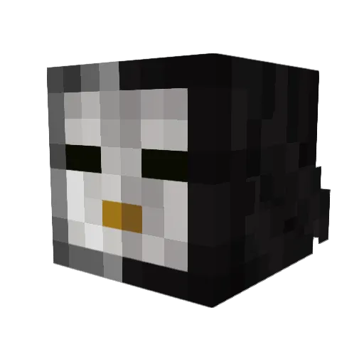 cloveli Minecraft avatar head, 3D render