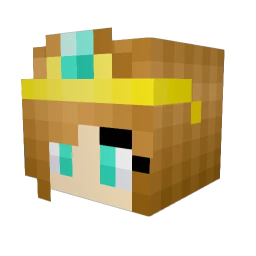 clover456 Minecraft avatar head, 3D render