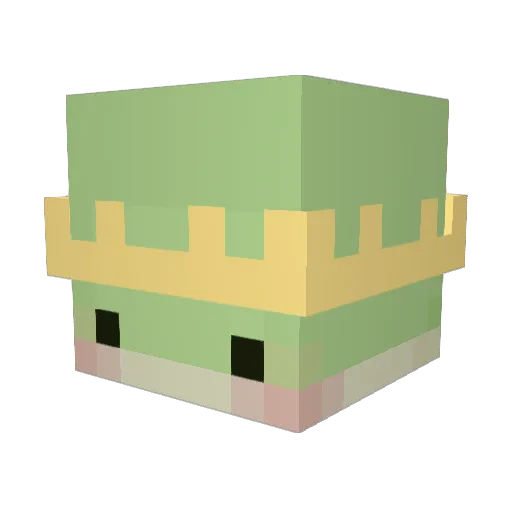 clover_honey Minecraft avatar head, 3D render