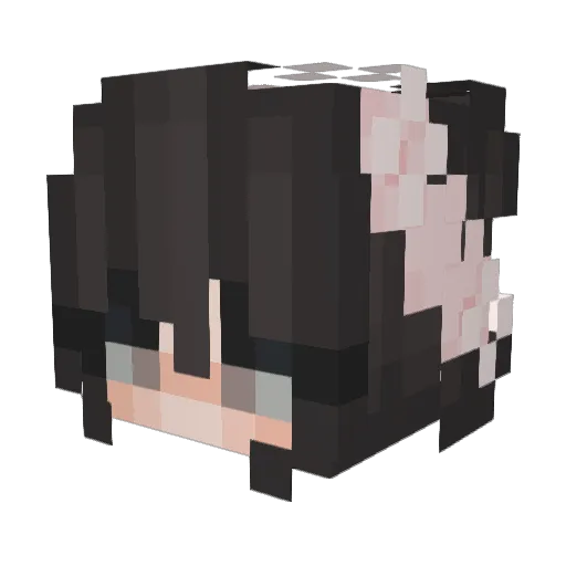 clovercandi Minecraft avatar head, 3D render