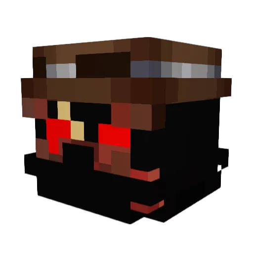 cloverfield135 Minecraft avatar head, 3D render