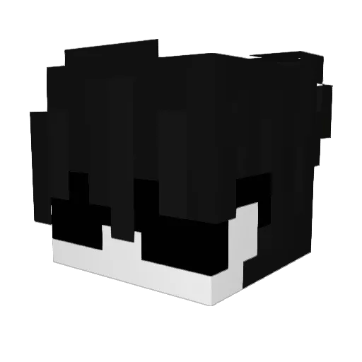 cloverr4ik Minecraft avatar head, 3D render