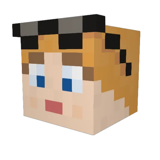clowd189 Minecraft avatar head, 3D render