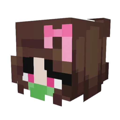 clown_guy69 Minecraft avatar head, 3D render