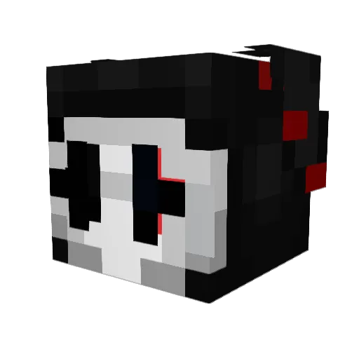 clownpierce69 Minecraft avatar head, 3D render