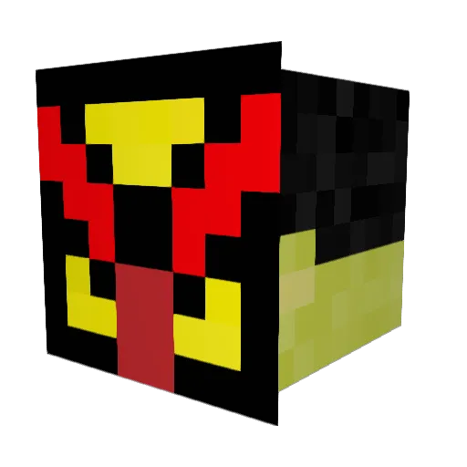 clucgod Minecraft avatar head, 3D render