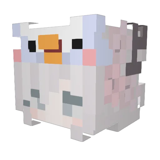 clue0327 Minecraft avatar head, 3D render