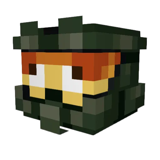 cluedgamer Minecraft avatar head, 3D render