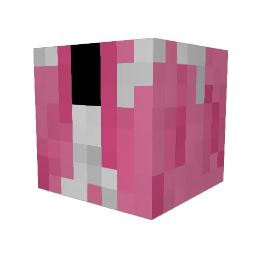 clutch246 Minecraft avatar head, 3D render