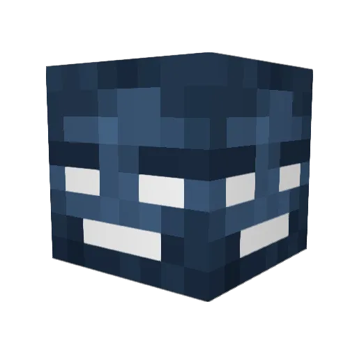 clutxh Minecraft avatar head, 3D render