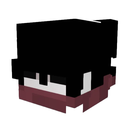 cluvies Minecraft avatar head, 3D render