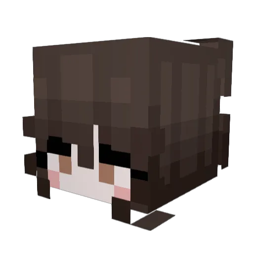 clw1010 Minecraft avatar head, 3D render