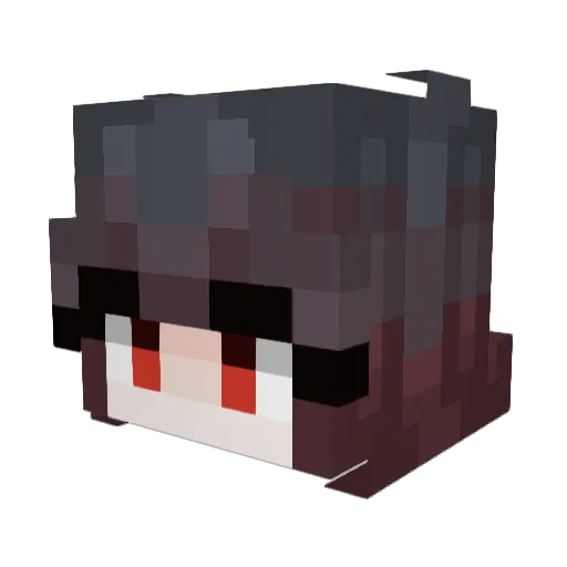 clx____ Minecraft avatar head, 3D render