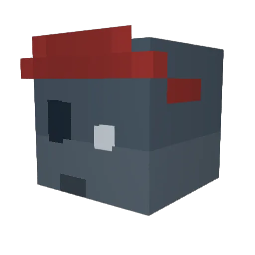 clxoudyniights Minecraft avatar head, 3D render