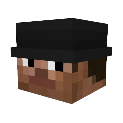 clxsc Minecraft avatar head, 3D render