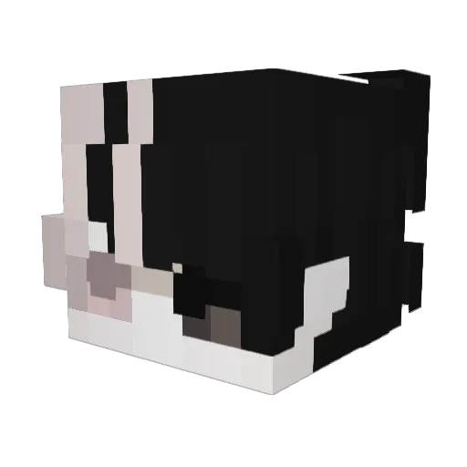 clxzme Minecraft avatar head, 3D render