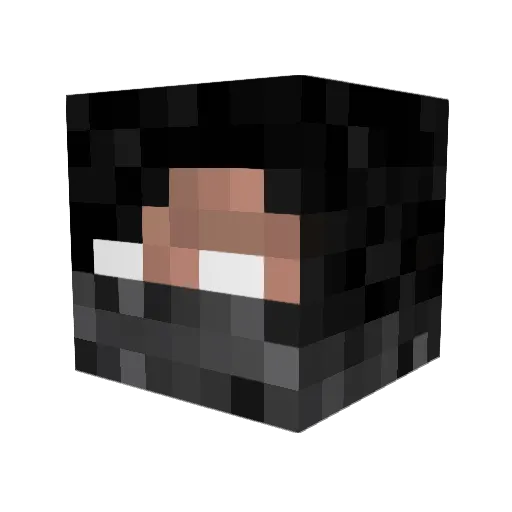 clyde390 Minecraft avatar head, 3D render