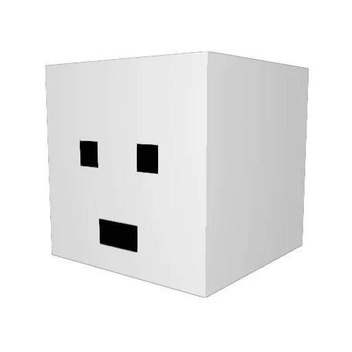clynot Minecraft avatar head, 3D render