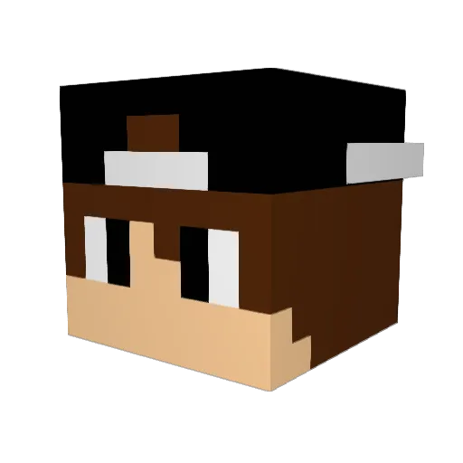 clzls365 Minecraft avatar head, 3D render