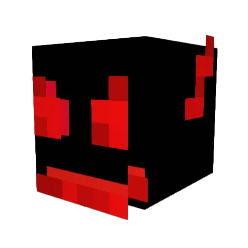 cm0 Minecraft avatar head, 3D render