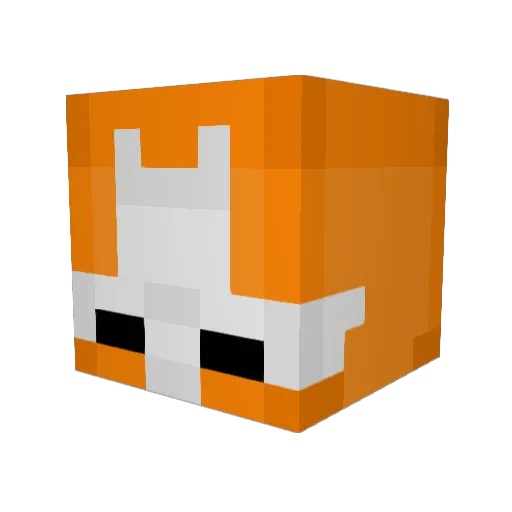 cmac4928 Minecraft avatar head, 3D render