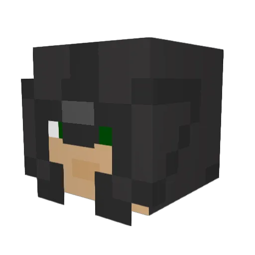 cman2076 Minecraft avatar head, 3D render