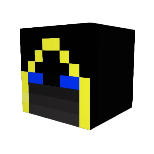 cman878 Minecraft avatar head, 3D render