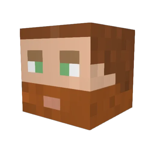 cmanmurphy Minecraft avatar head, 3D render
