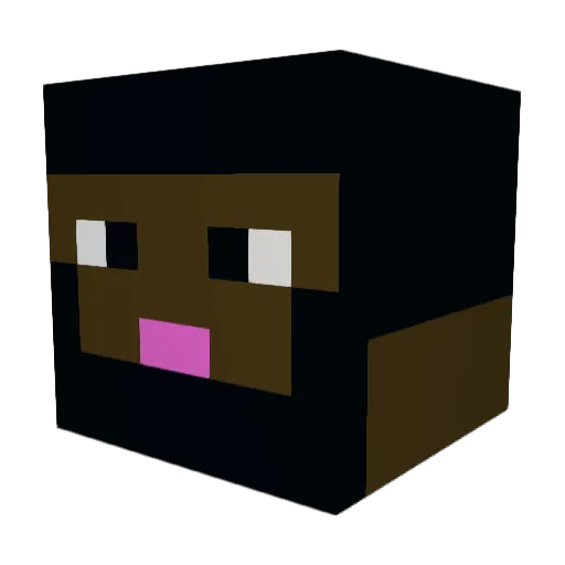 cmanna Minecraft avatar head, 3D render