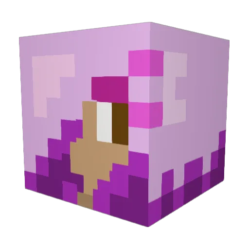 cmb1225 Minecraft avatar head, 3D render