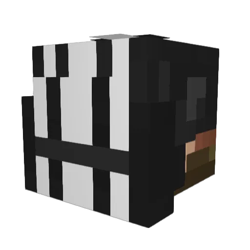 cmdeez Minecraft avatar head, 3D render