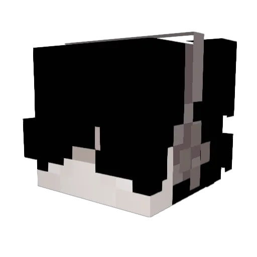 cmeowz Minecraft avatar head, 3D render