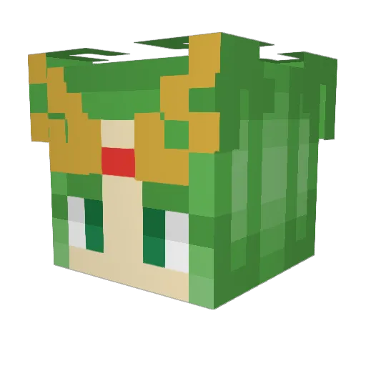 cmhaney Minecraft avatar head, 3D render