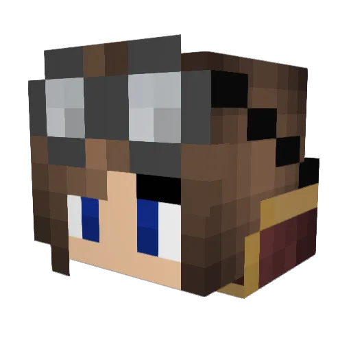 cmichaelcooper Minecraft avatar head, 3D render