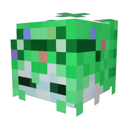 cmkb Minecraft avatar head, 3D render