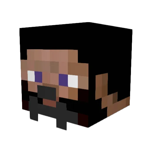 cmkchk Minecraft avatar head, 3D render