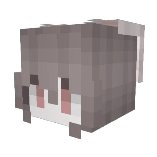 cmmdb Minecraft avatar head, 3D render