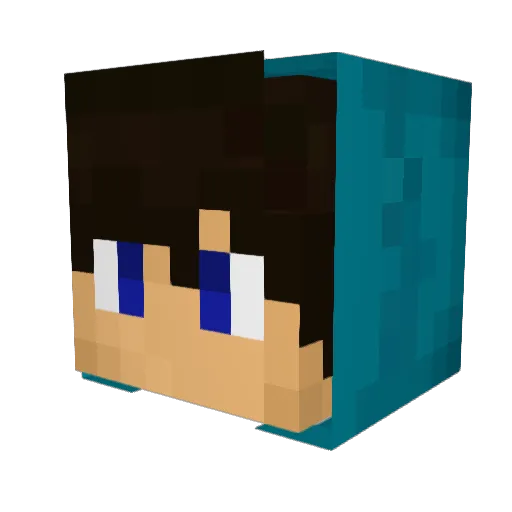 cmoienkor Minecraft avatar head, 3D render