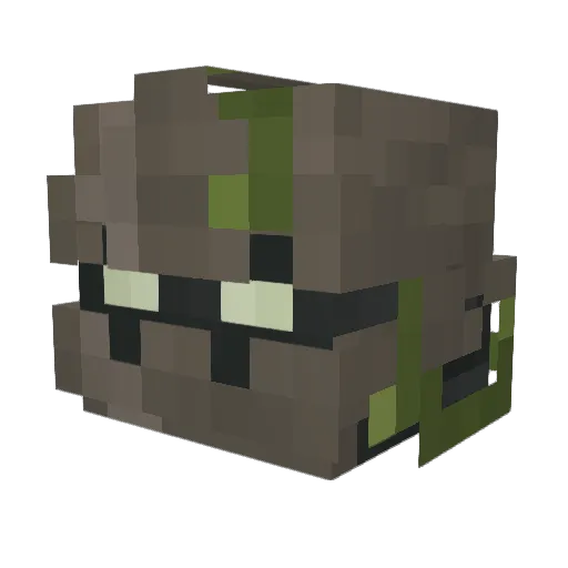 cmon73 Minecraft avatar head, 3D render