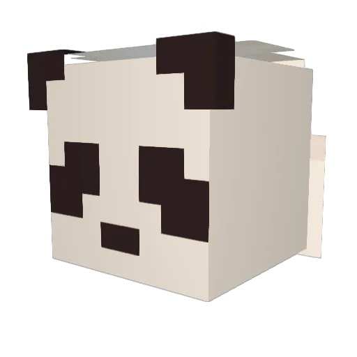 cmoran Minecraft avatar head, 3D render