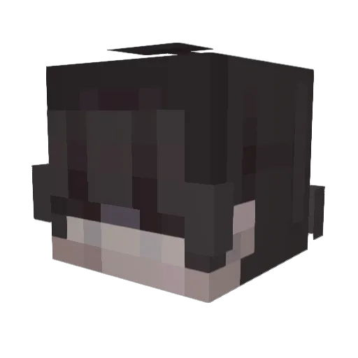 cmpeep Minecraft avatar head, 3D render