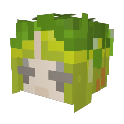 cmplstofB Minecraft avatar head, 3D render