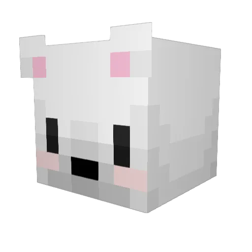 cms0509 Minecraft avatar head, 3D render