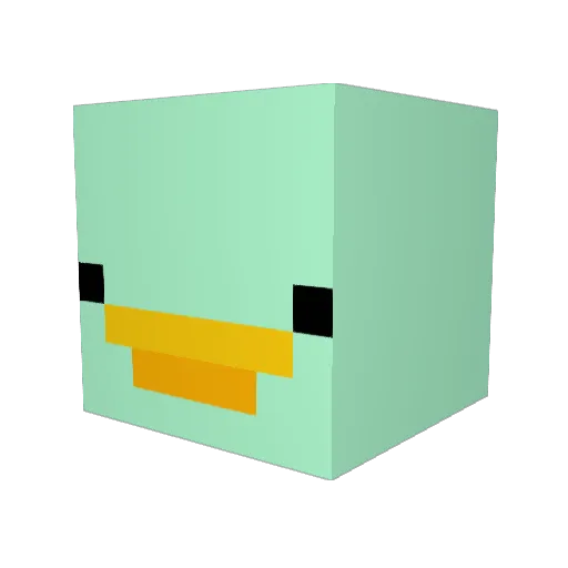 cms717 Minecraft avatar head, 3D render