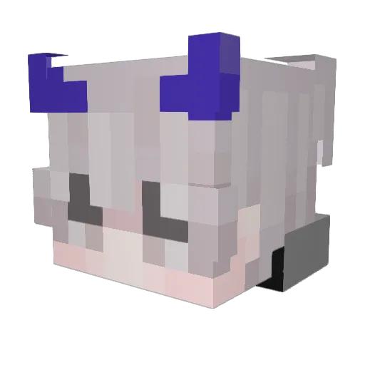 cmsfz Minecraft avatar head, 3D render