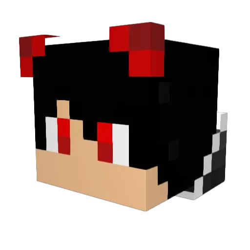 cmt2002 Minecraft avatar head, 3D render