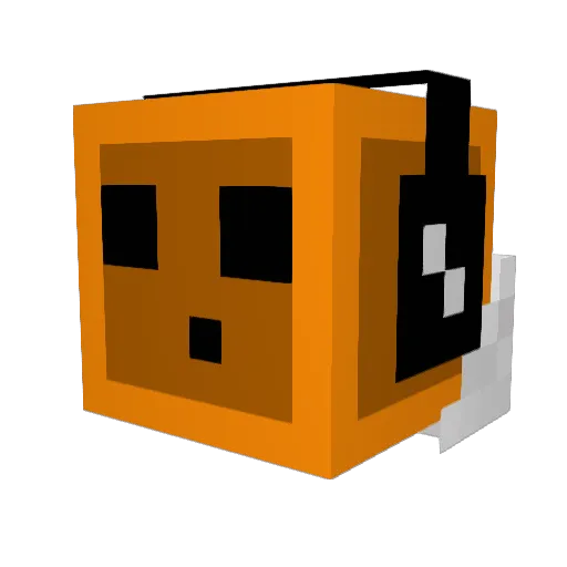 cmwish Minecraft avatar head, 3D render