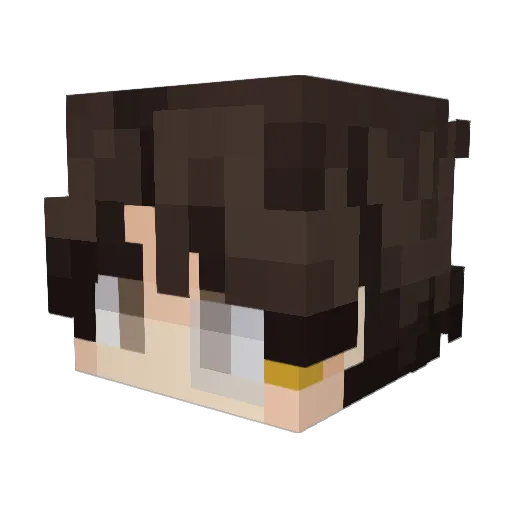 cn3s Minecraft avatar head, 3D render