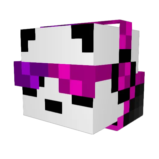 cn_mc32 Minecraft avatar head, 3D render