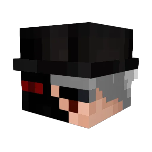 cnbruno_ Minecraft avatar head, 3D render